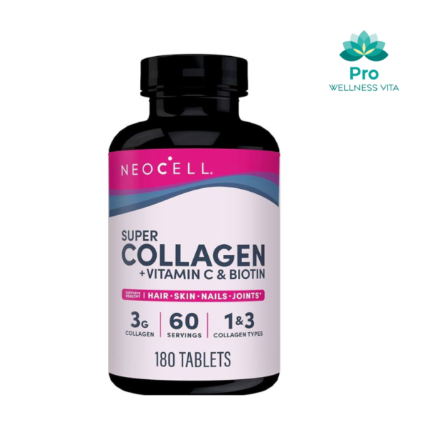 Neo cell Collagen with Vit C & Biotin - 180 tablets